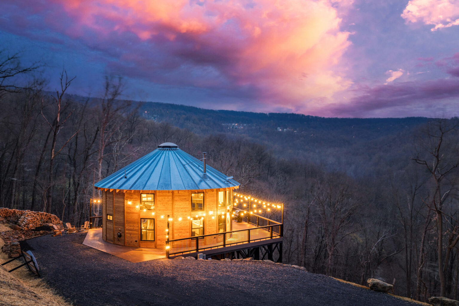 Skyline Yurt - One-of-a-Kind Cabin-like Yurt W/ Hot Tub