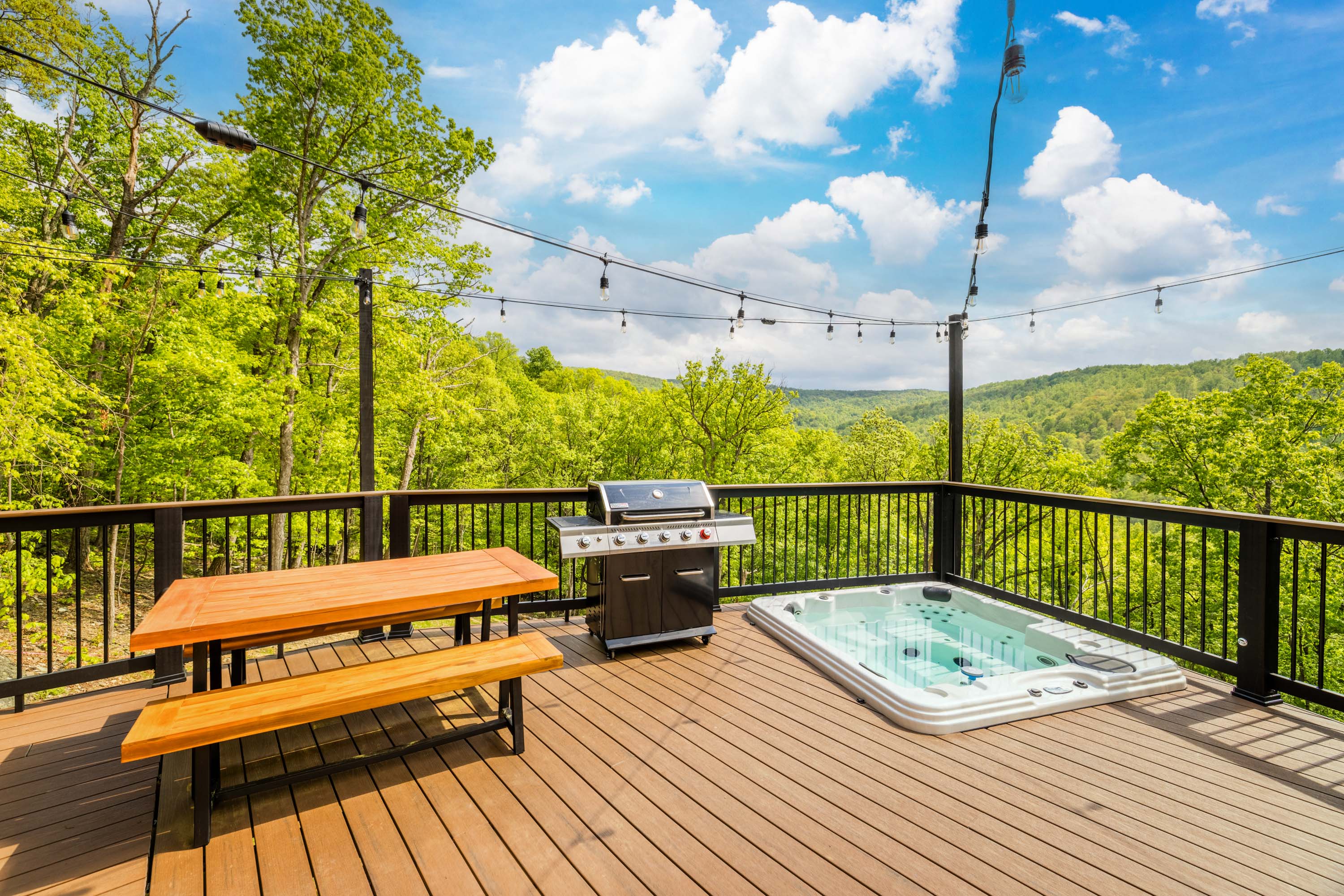 <span  class="uc_style_uc_tiles_grid_image_elementor_uc_items_attribute_title" style="color:#ffffff;">String Lights, Large Composite Deck, Sunken Hot Tub, Grill, Picnic Table, Cornhole Game, Blue Ridge Mountains View - Skyline Yurt</span>